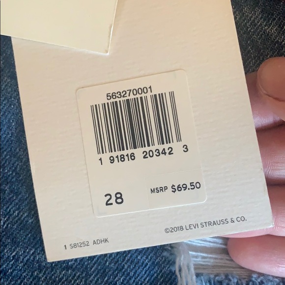 Levi’s 501 high rise shorts - Picture 3 of 6